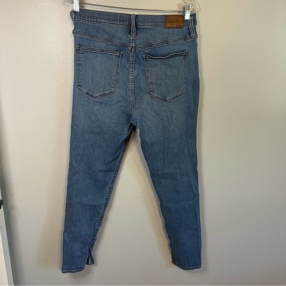 Madewell Women's 10" RoadTripper Ankle Jeans Sz 31 Split Hem High Rise Skinny - Picture 7 of 10